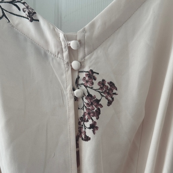 Dynamite Light Pink Floral Jumpsuit - Picture 6 of 8